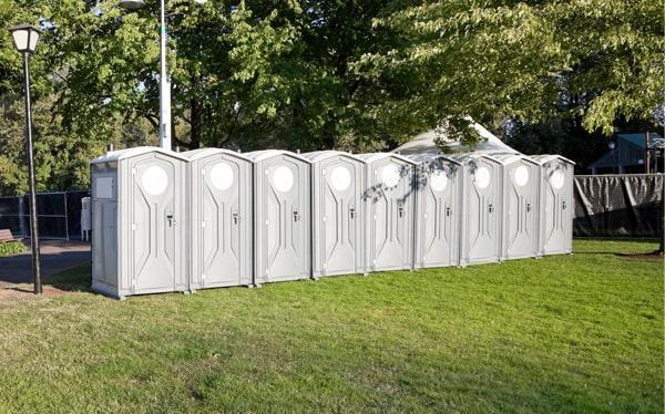 our crew frequently cleans and services the special event portable restrooms to ensure they are clean and hygienic throughout the event